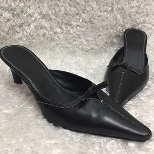 Cole Haan Leather Slingback Pointy Toe Heel Z99